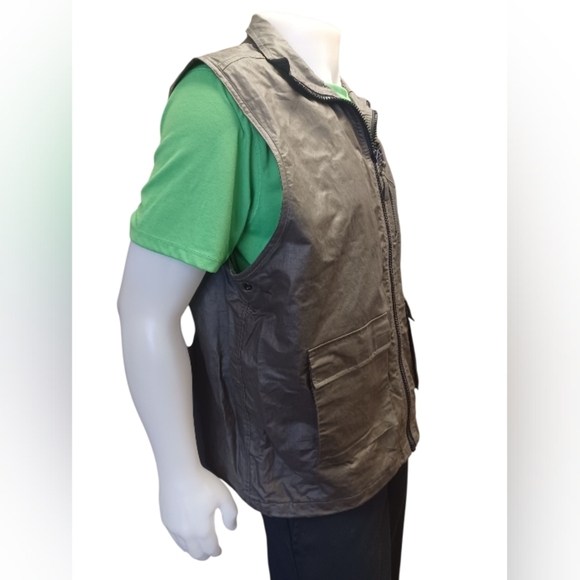 Levi's Silvertab EUC Dark Gray Men's Vest Size Large - Picture 3 of 8